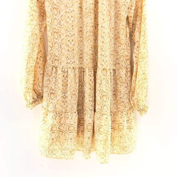 Show Me Your MuMu Beige Floral Mini Dress - Picture 10 of 11